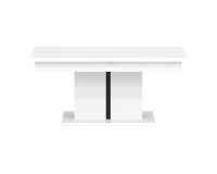 Coffee table MARCO cm, extendable, white and black with white fronts Coffee table MARCO cm, extendable, white and black with white fronts