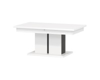 Coffee table MARCO cm, extendable, white and black with white fronts Coffee table MARCO cm, extendable, white and black with white fronts