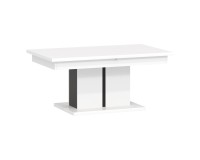 Coffee table MARCO cm, extendable, white and black with white fronts Coffee table MARCO cm, extendable, white and black with white fronts
