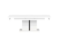 Coffee table MARCO cm, extendable, white and black with white fronts Coffee table MARCO cm, extendable, white and black with white fronts