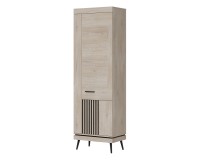Шкафчик MATI 64 см, 2 двери, левый или правый, дуб кремона котта и чёрный Шкафчик MATI 64 см, 2 двери, левый или правый, дуб кремона котта и чёрный