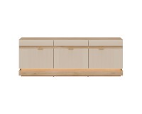 TV unit MILTON 164 cm, 3 doors, cremona torro oak with cashmere matt fronts