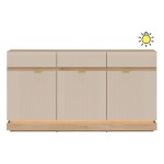 שידה MILTON 164, 3 דלתות ו 3 מגירות, אלון קרמונה טורו עם חזיתות קשמיר מט