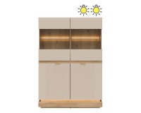 ויטרינה MILTON 95, 4 דלתות, אלון קרמונה טורו עם חזיתות קשמיר מט ויטרינה MILTON 95, 4 דלתות, אלון קרמונה טורו עם חזיתות קשמיר מט