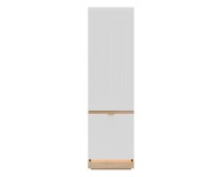 Cabinet MILTON 54 cm, 2 doors, left or right, cremona torro oak with white matt fronts