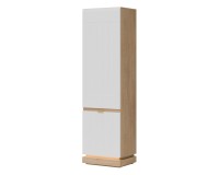 Cabinet MILTON 54 cm, 2 doors, left or right, cremona torro oak with white matt fronts