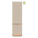 Cabinet MILTON 54 cm, 2 doors, left or right, cremona torro oak with cashmere matt fronts