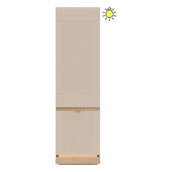Cabinet MILTON 54 cm, 2 doors, left or right, cremona torro oak with cashmere matt fronts