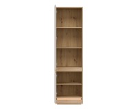 Cabinet MILTON 54 cm, 2 doors, left or right, cremona torro oak with cashmere matt fronts