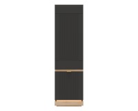 Cabinet MILTON 54 cm, 2 doors, left or right, cremona torro oak with anthracite matt fronts