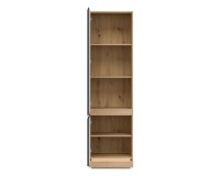 Cabinet MILTON 54 cm, 2 doors, left or right, cremona torro oak with anthracite matt fronts