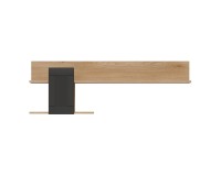 Wall shelf MILTON 138 cm, left or right, cremona torro oak with anthracite matt fronts