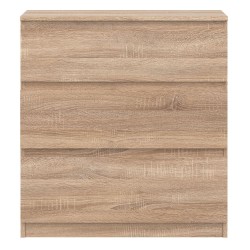 Комод REMI 78 см, 3 ящика, дуб кастелло