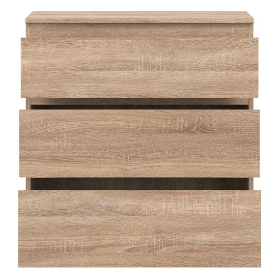 Комод REMI 78 см, 3 ящика, дуб кастелло Комод REMI 78 см, 3 ящика, дуб кастелло