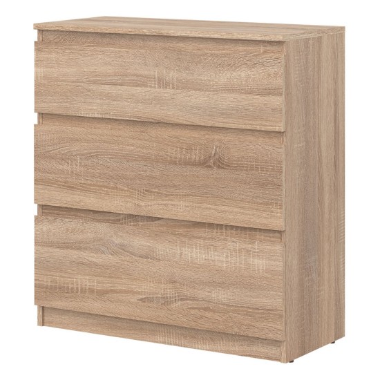 Комод REMI 78 см, 3 ящика, дуб кастелло Комод REMI 78 см, 3 ящика, дуб кастелло