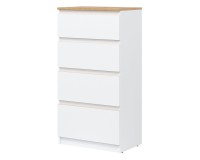 Комод REMI 54 см, 4 ящика, дуб эвок Комод REMI 54 см, 4 ящика, дуб эвок