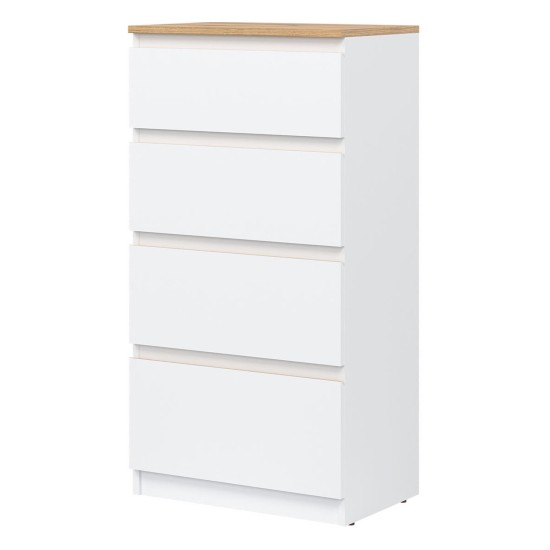 Комод REMI 54 см, 4 ящика, дуб эвок Комод REMI 54 см, 4 ящика, дуб эвок