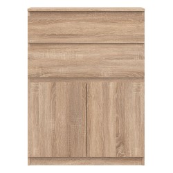 Комод REMI 78 см, 2 двери и 2 ящика, дуб сонома
