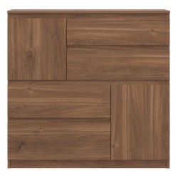 Комод REMI 108 см, 2 двери и 4 ящика, дуб кастелло