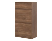 ארונית נעליים REMI 60, 1 מגירה ו 2 מדפים, אלון קסטלו