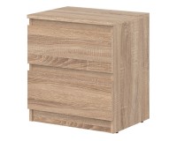 Шкафчик REMI 46 см, 2 ящика, дуб сонома Шкафчик REMI 46 см, 2 ящика, дуб сонома