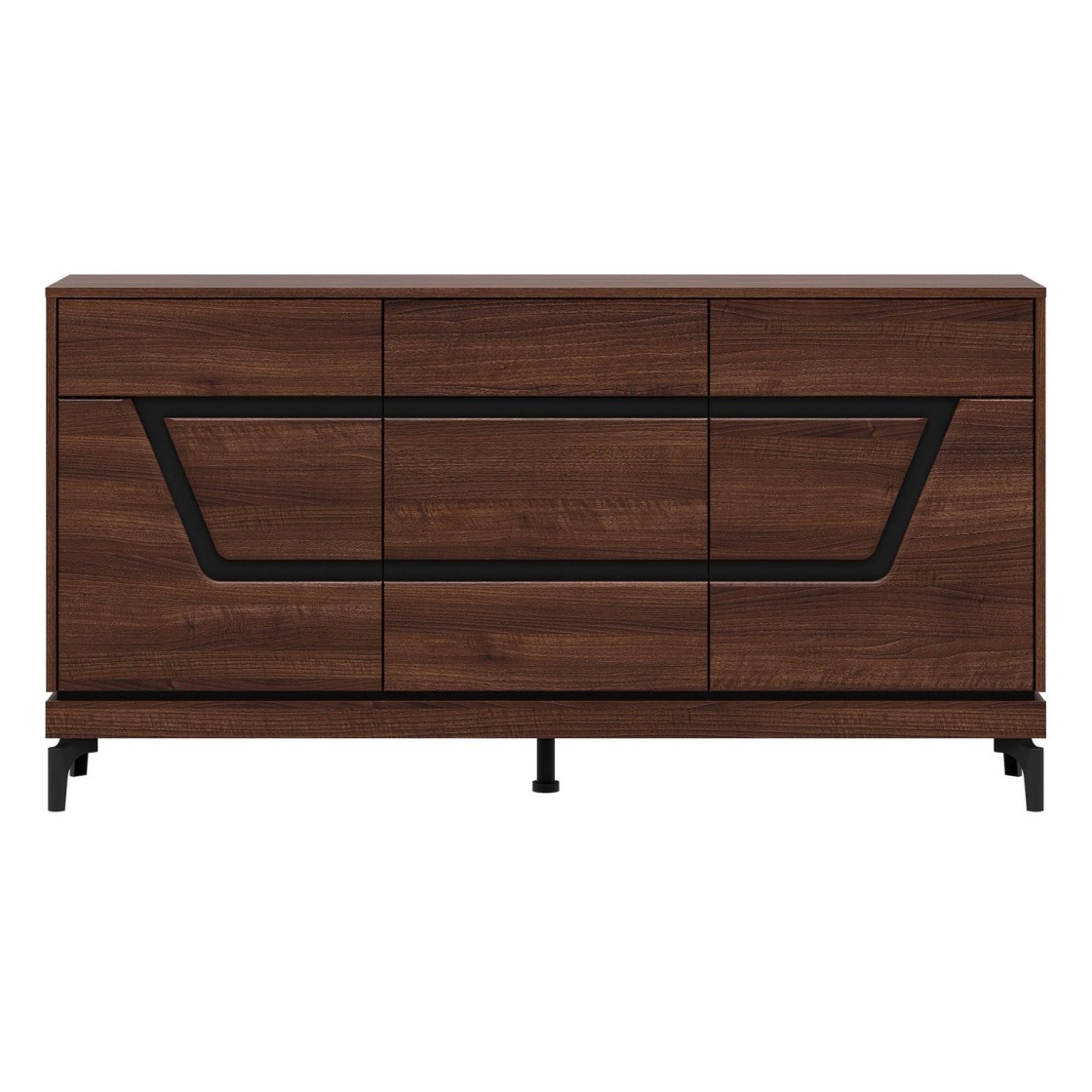 VERO opera walnut and black