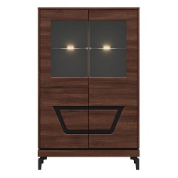 ויטרינה VERO 92, 4 דלתות, אגוז אופרה ושחור ויטרינה VERO 92, 4 דלתות, אגוז אופרה ושחור