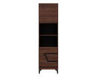 ארון ספרים VERO VR07 54, 2 דלתות, אגוז אופרה ושחור ארון ספרים VERO VR07 54, 2 דלתות, אגוז אופרה ושחור