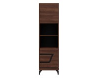 ארון ספרים VERO VR08 54, 2 דלתות, אגוז אופרה ושחור ארון ספרים VERO VR08 54, 2 דלתות, אגוז אופרה ושחור