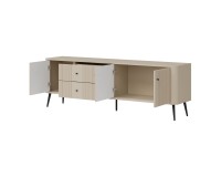 TV unit VIGO 183 cm, 3 doors and 2 drawers, cashmere