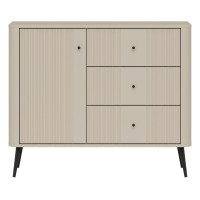 Комод VIGO 106 см, 1 дверь и 3 ящика, кашемир