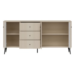Chest of drawers VIGO 183 cm, 3 doors and 3 drawers, cashmere Chest of drawers VIGO 183 cm, 3 doors and 3 drawers, cashmere