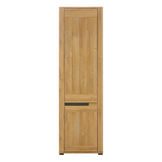 Cabinet YORK 58 cm, 2 doors, left or right, grandson oak with graphite Cabinet YORK 58 cm, 2 doors, left or right, grandson oak with graphite