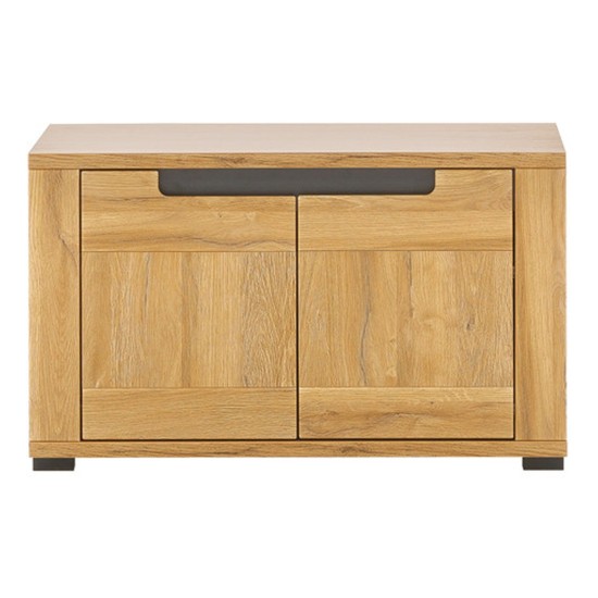 Cabinet YORK 77 cm, 2 doors, grandson oak with graphite