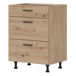 ארונית תחתונה PATI PK18+PF18 60, אלון קרמונה טורו עם חזיתות אלון ארטיסן ארונית תחתונה PATI PK18+PF18 60, אלון קרמונה טורו עם חזיתות אלון ארטיסן