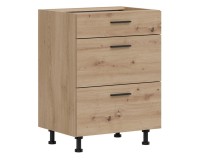 ארונית תחתונה PATI PK18+PF18 60, אלון קרמונה טורו עם חזיתות אלון ארטיסן ארונית תחתונה PATI PK18+PF18 60, אלון קרמונה טורו עם חזיתות אלון ארטיסן