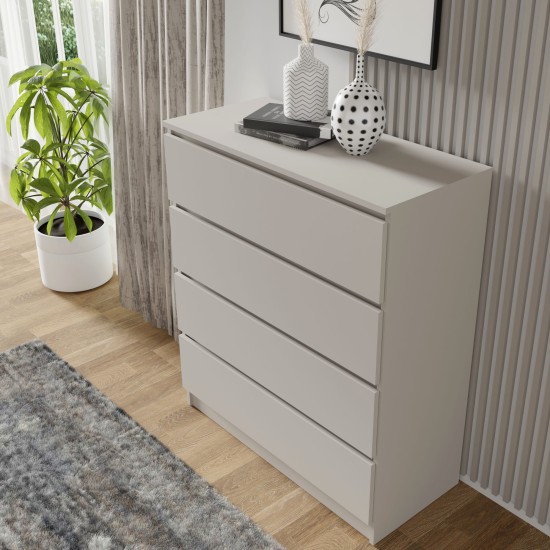 Комод MAJA S4 90 см, 4 ящика, кашемир Комод MAJA S4 90 см, 4 ящика, кашемир