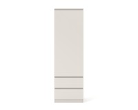 Bookcase MAJA 60 cm with a door, 2 drawers, cashmere Bookcase MAJA 60 cm with a door, 2 drawers, cashmere