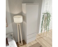 Bookcase MAJA 60 cm with a door, 2 drawers, cashmere Bookcase MAJA 60 cm with a door, 2 drawers, cashmere