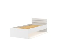 Кровать MAJA 90x200 см с основанием, белый матовый