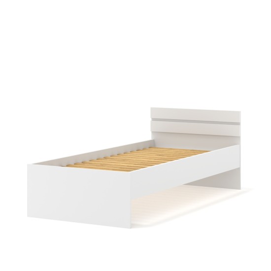 Кровать MAJA 90x200 см с основанием, белый матовый