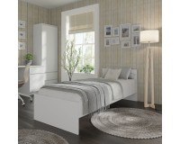 Кровать MAJA 90x200 см с основанием, белый матовый