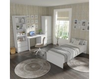 Кровать MAJA 90x200 см с основанием, белый матовый
