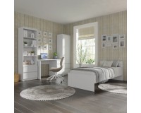 Кровать MAJA 90x200 см с основанием, белый матовый