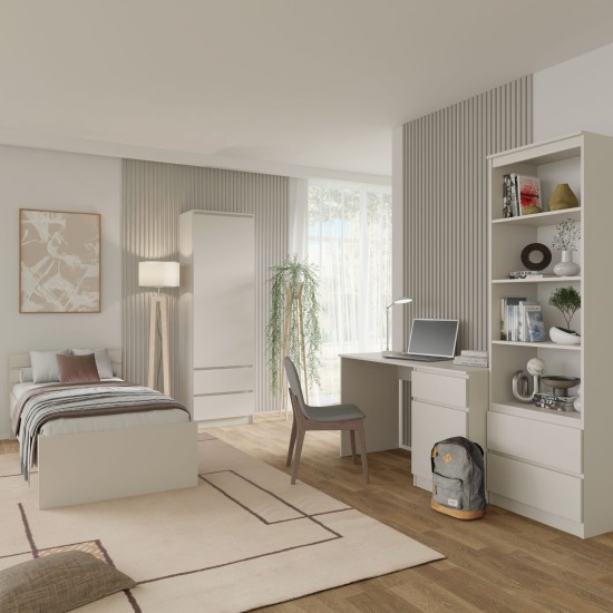 Кровать MAJA 90x200 см с основанием, кашемир