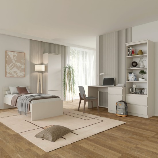 Кровать MAJA 90x200 см с основанием, кашемир