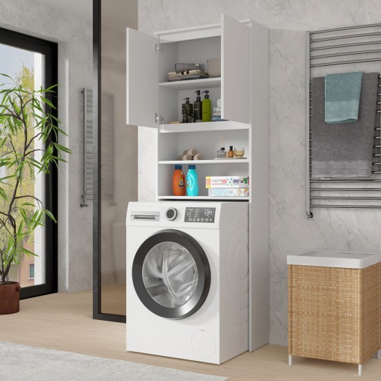 Over-washer unit MAJA 65 cm, white mat