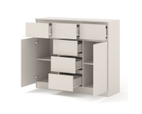 Комод MAJA 120 см, 2 дверцы и 6 ящиков, кашемир Комод MAJA 120 см, 2 дверцы и 6 ящиков, кашемир