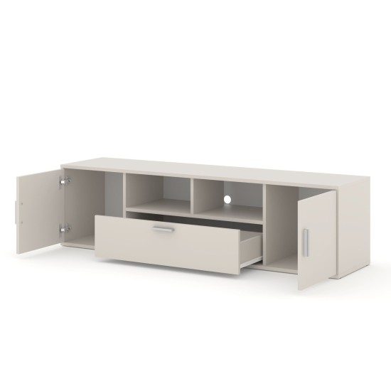 TV unit BLANCA 150 cm with RGB lighting, cashmere