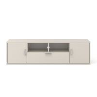 מזנון טלוויזיה BLANCA 150 עם תאורת RGB, קשמיר